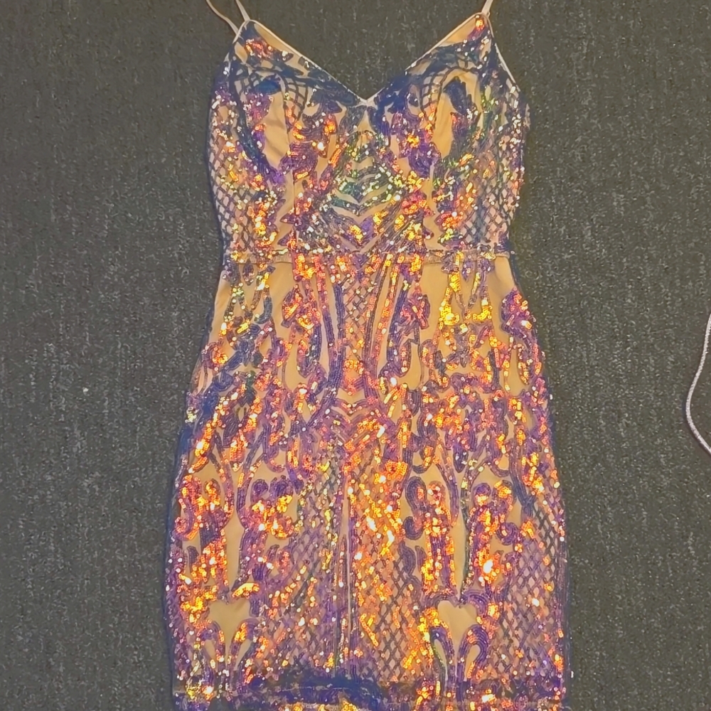 Sequin Mini Dress Size 1